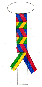 Totem Pole ribbon pattern